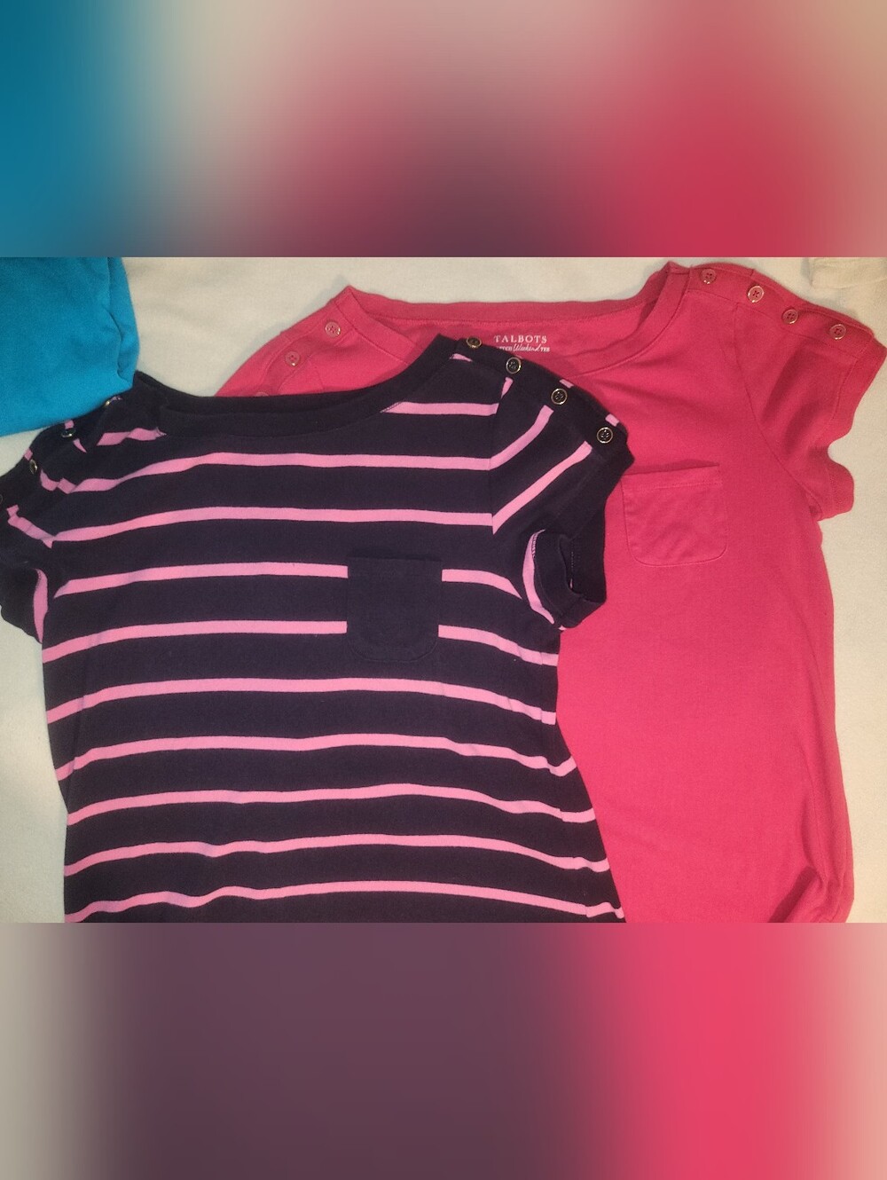 Mix Lot Of 5 Comfort T Shirts Size Large Women's Jersey Knit - Picture 3 of 4